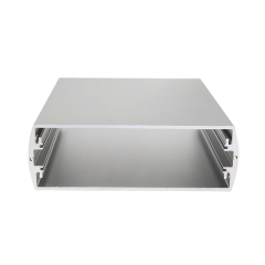 Factory manufacture stamping anodized aluminum enclosure electronic box junction box 122*40mm-L