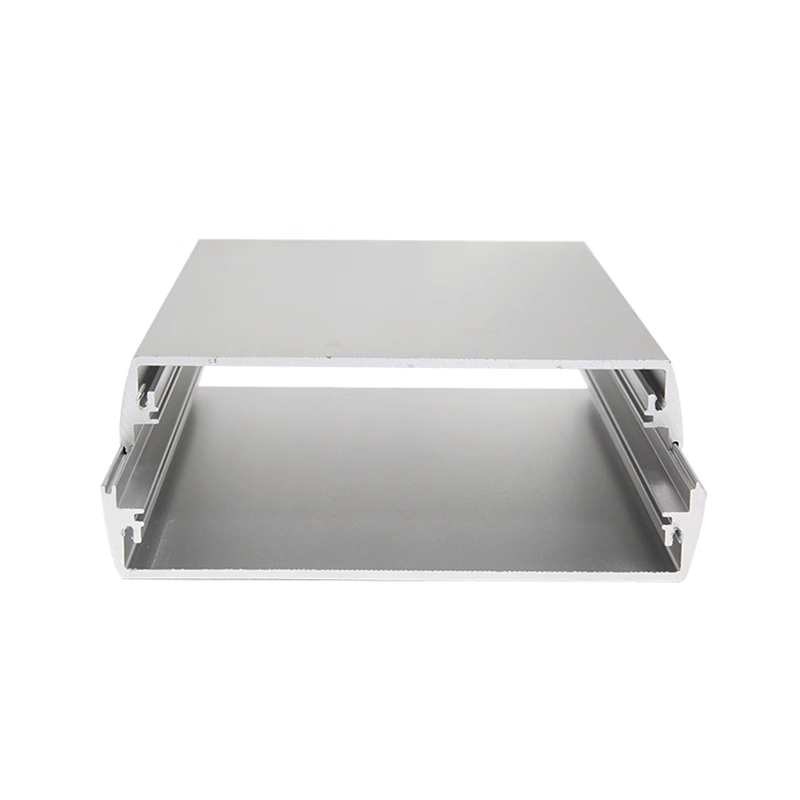 Factory manufacture stamping anodized aluminum enclosure electronic box junction box 122*40mm-L