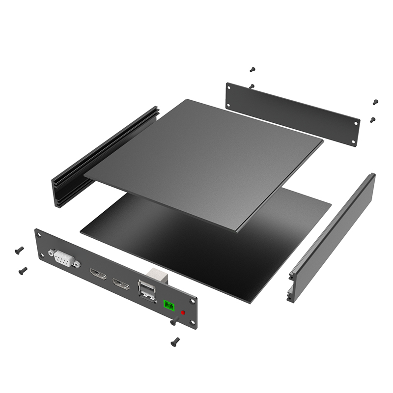 Custom extruded aluminum enclosure box case housing electronic enclosure box Industrial case housing 200*30mm-L