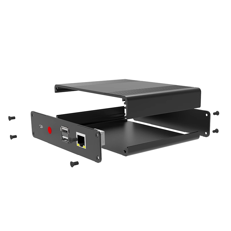 aluminum enclosure sheet metal fabrication box electronics enclosure box PCB housing battery box 136*30mm-L