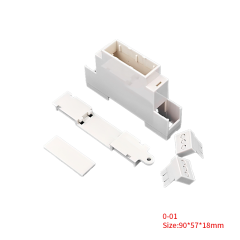 Quality products DIN Rail box ABS Plastic enclosure PLC industrial control box