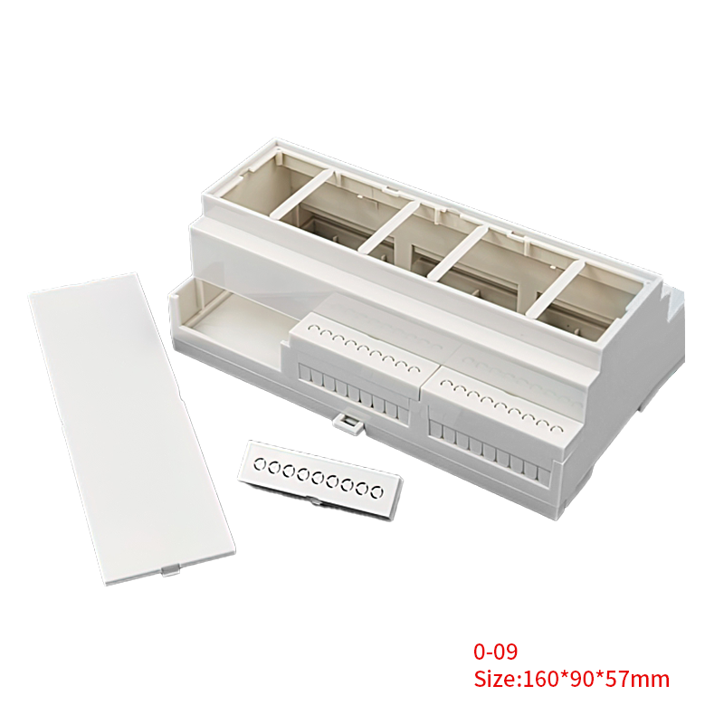 Quality products DIN Rail box ABS Plastic enclosure PLC industrial control box