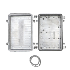 Outdoor Waterproof CATV Amplifier Aluminum Enclosure Box Ethernet 5G Power Control Junction box Telecom Base Station Housing A-001A-B 210*130*60MM