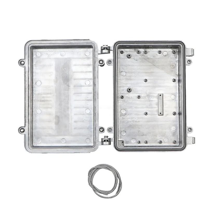 Outdoor Waterproof CATV Amplifier Aluminum Enclosure Box Ethernet 5G Power Control Junction box Telecom Base Station Housing A-001A-B 210*130*60MM