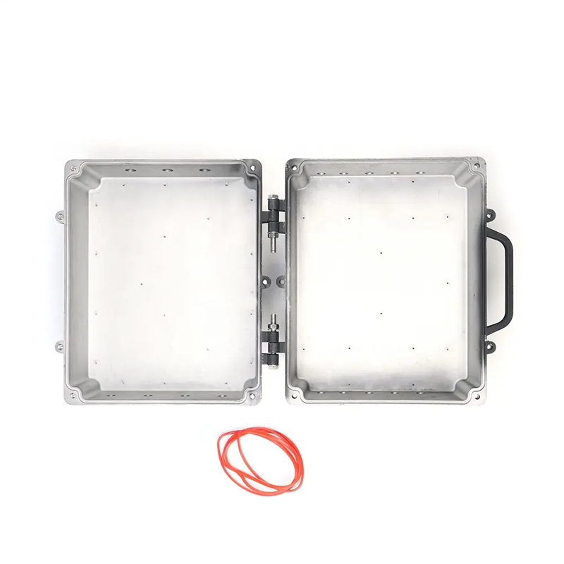 Outdoor Waterproof CATV Amplifier Aluminum Enclosure Box Ethernet 5G Power Control Junction box Telecom Base Station Housing A-030 400*320*182.5MM