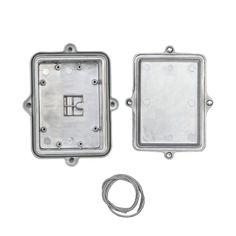 CATV Amplifier Aluminum Waterproof Enclosure Box Outdoor Ethernet 3G 4G 5G Power Control Junction Telecom Base Station Housing 102*72*40MM