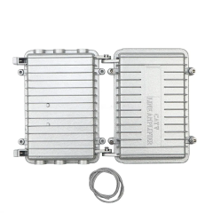 Outdoor Waterproof CATV Amplifier Aluminum Enclosure Box Ethernet 5G Power Control Junction box Telecom Base Station Housing A-001A-B 210*130*60MM