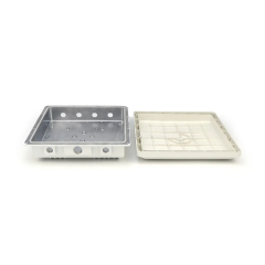 Outdoor Waterproof CATV Amplifier Aluminum Enclosure Box Ethernet 5G Power Control Junction box Telecom Base Station Housing A-083 233*233*54MM
