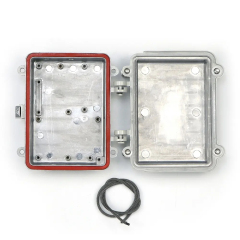 Outdoor Waterproof CATV Amplifier Aluminum Enclosure Box Ethernet 3G 4G 5G Power Control Junction box Telecom Base Station Housing 016B 130*90*45MM