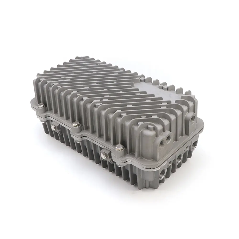Outdoor Waterproof CATV Amplifier Aluminum Enclosure Box Ethernet 5G Power Control Junction box Telecom Base Station Housing A-023 367*168*113MM