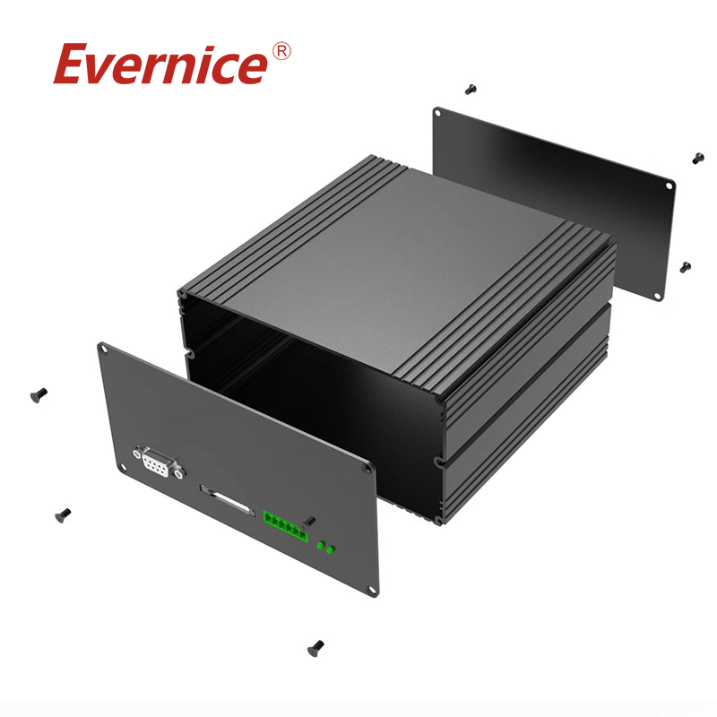 Customized prototype aluminum enclosures sheet metal fabrication electronic enclosure box 150*75mm-L