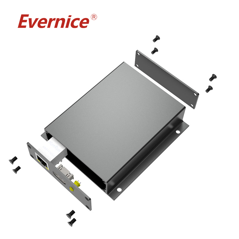 Anodized Extruded Aluminum enclosure metal electronic enclosure PCB box 90*24mm-L