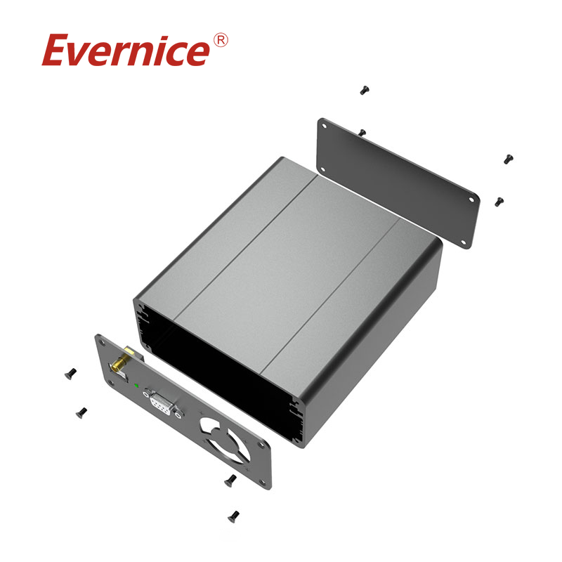 Aluminum enclosure metal fabrication shell aluminum electronics enclosure housing case box 130*56mm-L