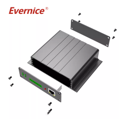 High quality aluminum metal enclosure electronics box electrical enclosures din rail box 130*31mm-L