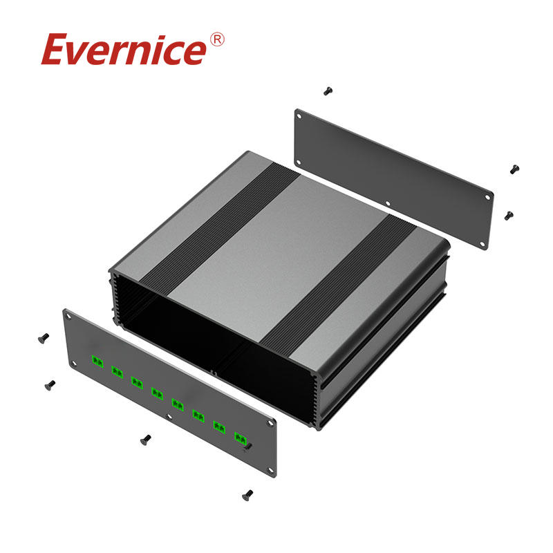 CNC Machining aluminum enclosure electronic & instrument enclosures PCB battery box 157*40mm-L