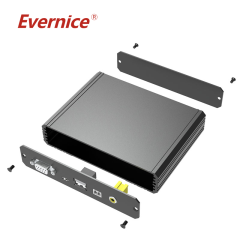 CNC Machining aluminum enclosure box case sheet metal fabrication electronics enclosure 134*29mm-L
