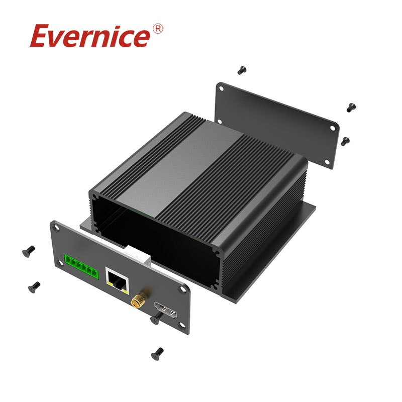 Extruded aluminum enclosure metal enclosure electronics box 114*37.5mm-L