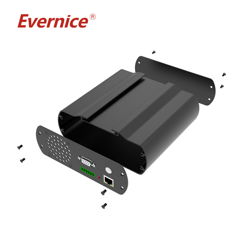 CNC machining extruded aluminum enclosure sheet metal fabrication electronics enclosure PCB box 159.5*59.5mm-L