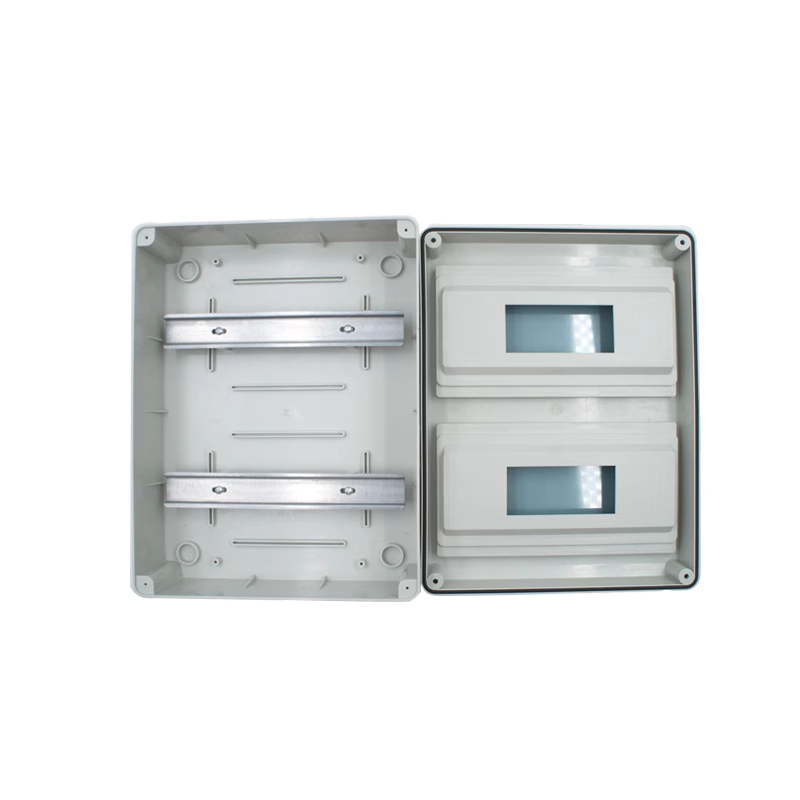 HT-24 Outdoor waterproof 24 way ABS plastic distribution protection box electrical junction box Din Rail box Circuit breaker Enclosure