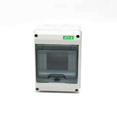 HT-5 Outdoor waterproof 5 way ABS plastic distribution protection box electrical junction box Din Rail Enclosure