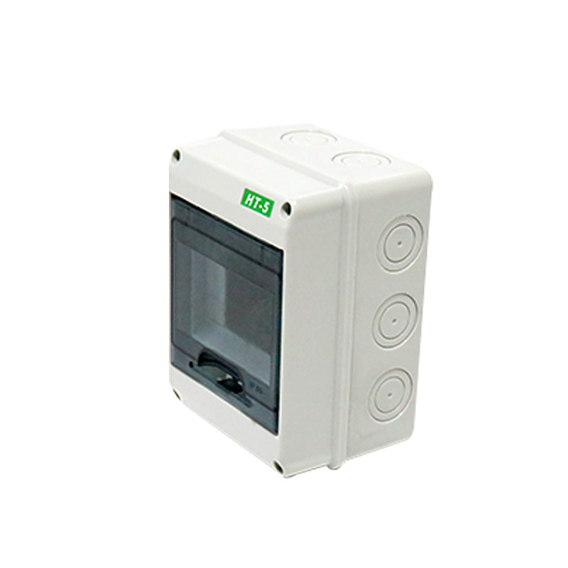 HT-5 Outdoor waterproof 5 way ABS plastic distribution protection box electrical junction box Din Rail Enclosure