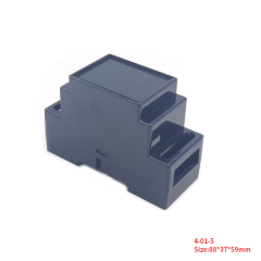 DIN rail mount box enclosure ABS Plastic PLC control box