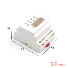 ABS Plastic Din rail box PLC enclosure terminal box