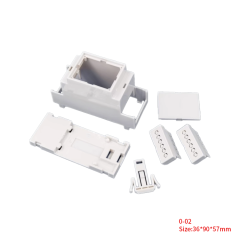 Din rail box ABS Plastic enclosure PLC control box electronics junction box