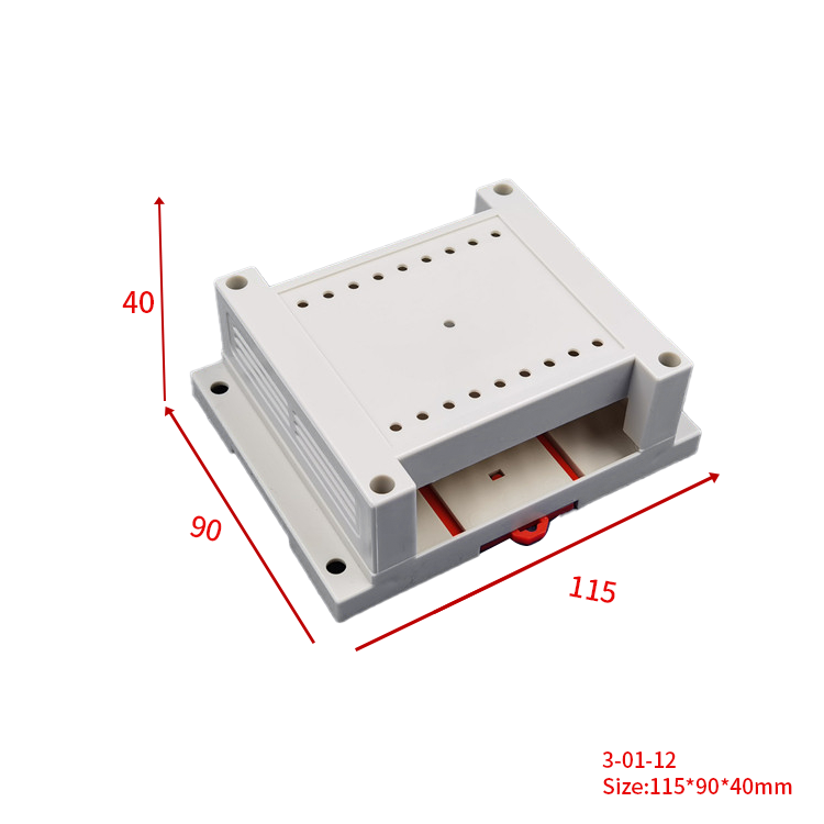 Din rail box PLC control box electronics case junction box