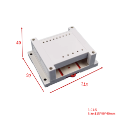 Manufacturer Din Rail Box Plastic enclosure electronics enclosure PCB Enclosure