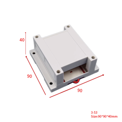 Din Rail Box ABS Plastic enclosure terminal enclosure circuit breaker box