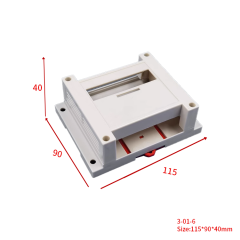 Din rail box PLC control box electronics case junction box