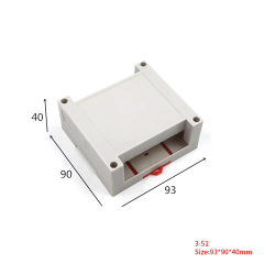 Manufacturer Din Rail Box Plastic enclosure electronics enclosure PCB Enclosure