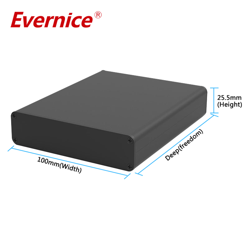 CNC machining aluminum enclosure box electronics enclosure junction box PCB enclosure