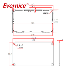 aluminum enclosure electronics enclosure box for instrumentation