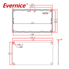 CNC machining aluminum enclosure box electronics enclosure junction box PCB enclosure