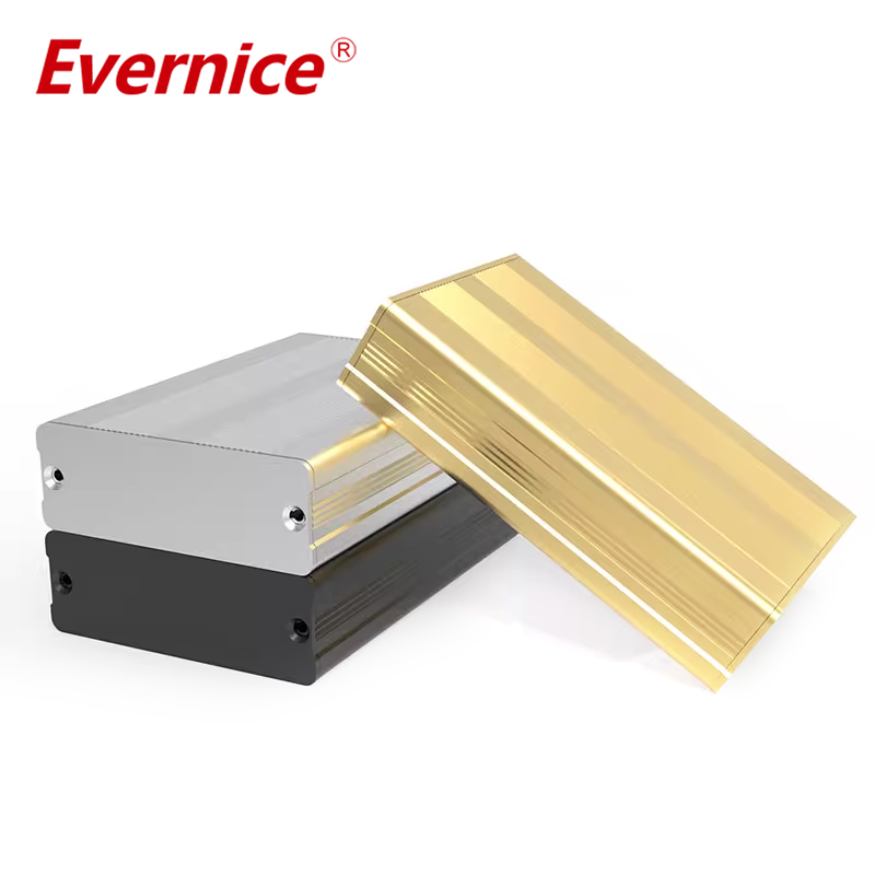 CNC Machining Anodized Aluminum Enclosure box metal electronics instrument enclosures PCB enclosure