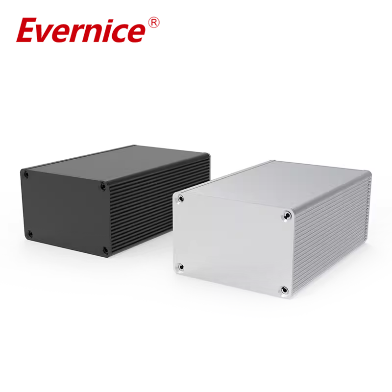CNC Machining anodized aluminum enclosure box metal electronics instrument enclosures PCB enclosure