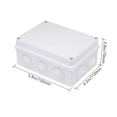 Waterproof ABS Plastic enclosure Junction Box Universal electronics enclosure electrical enclosure 150*110*70mm