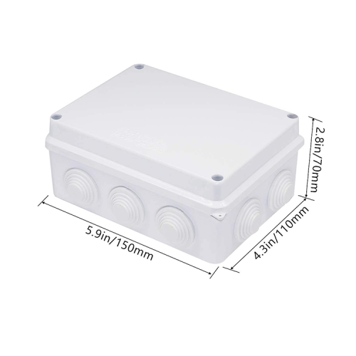 Waterproof ABS Plastic enclosure Junction Box Universal electronics enclosure electrical enclosure 150*110*70mm