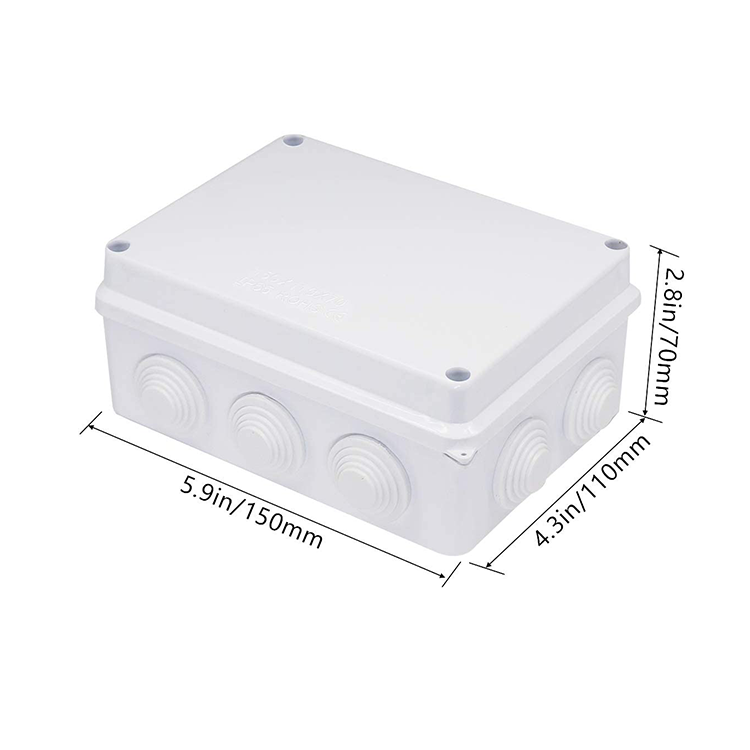Waterproof ABS Plastic enclosure Junction Box Universal electronics enclosure electrical enclosure 150*110*70mm