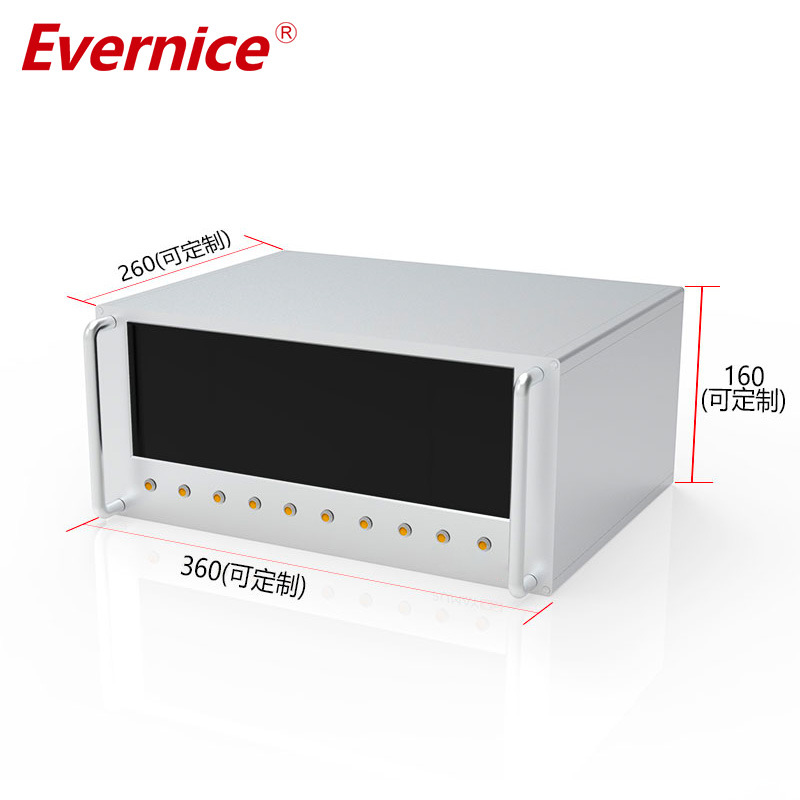 CNC Machining Anodized Aluminum Alloy enclosure metal fabrication electronics enclosure box case instrument enclosure
