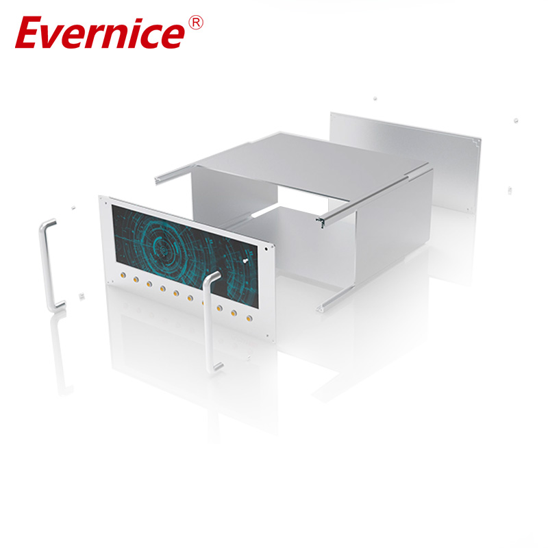 CNC Machining Anodized Aluminum Alloy enclosure metal fabrication electronics enclosure box case instrument enclosure