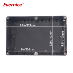 230*150*85mm Waterproof ABS plastic enclosures electronics enclosure PCB enclosure project box casings housings