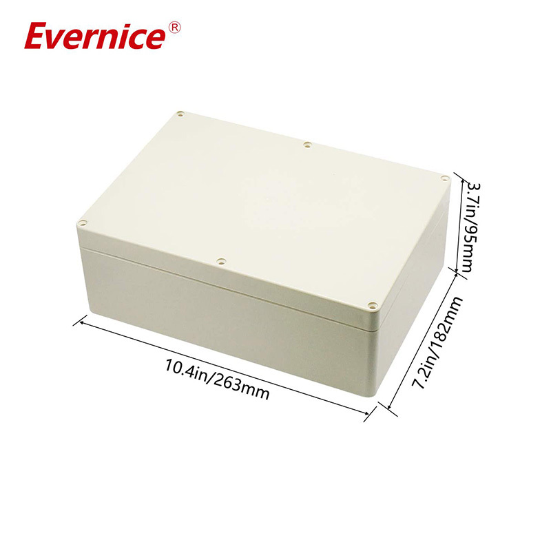 263*182*95mm Waterproof ABS Plastic enclosure Junction Box electronic enclosure electrical box PCB enclosure project box casings housings