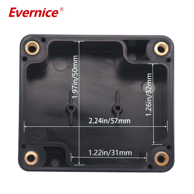 63*58*35mm Waterproof ABS plastic enclosures electronics enclosure PCB enclosure