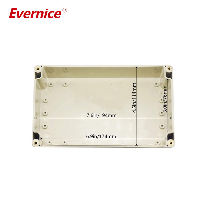 200*120*75mm Waterproof IP65 Plastic Enclosure Junction Box Universal Electric Project box PCB enclosure