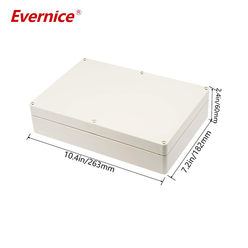 263*182*60mm Waterproof ABS Plastic enclosure Junction Box electronic enclosure electrical box PCB enclosure project box casings housings