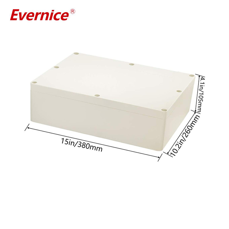 380*260*105mm Waterproof ABS Plastic enclosure Junction Box electronic enclosure electrical box