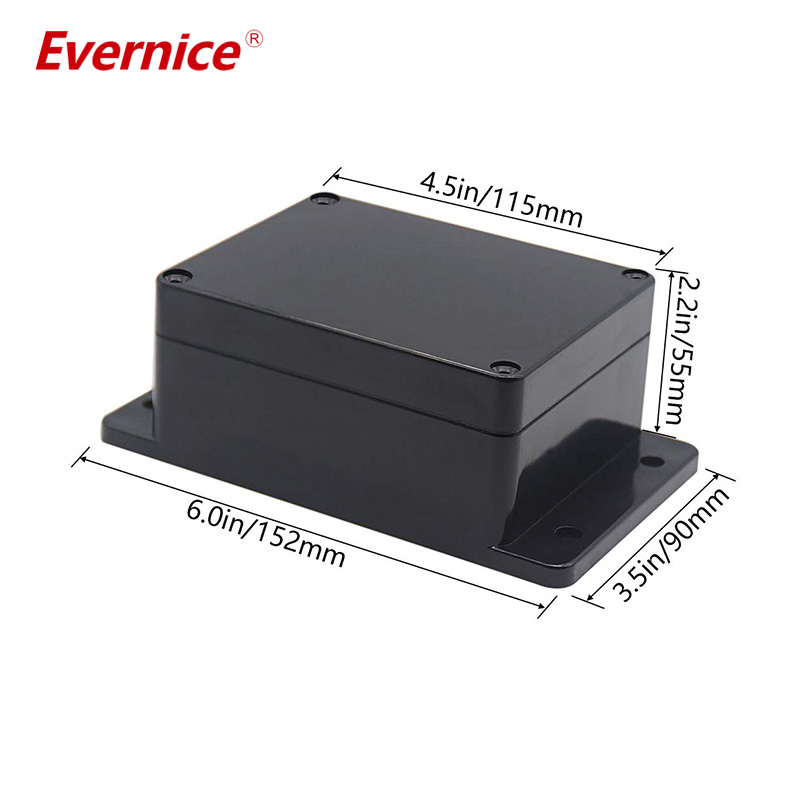 115*90*55mm IP65 ABS Plastic enclosure customized waterproof junction box electronic case housing for PCB board